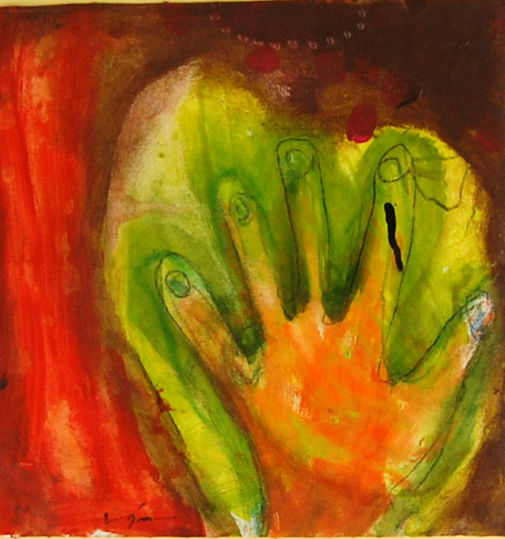 Luis Gomez "Small Stories" Abstract Surreal Acrylic: Luis Gomez Small Stories with COA, 2009 Artist: Among a vanguard of contemporary Cuban artists to emerge in