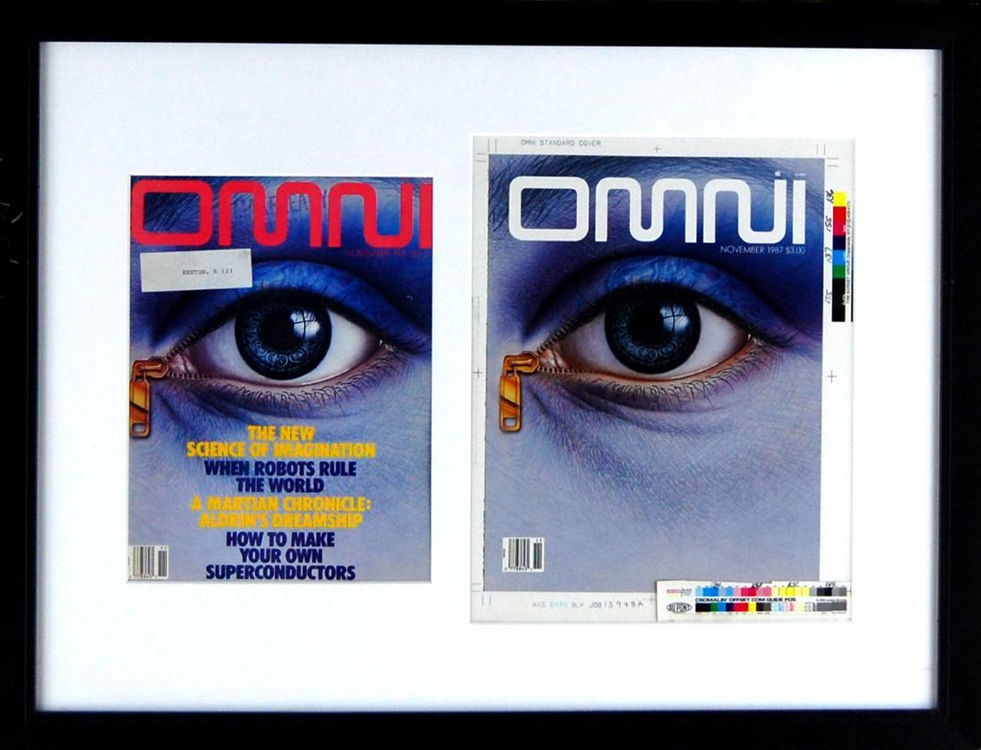 Science Fiction OMNI Nov 1987 Magazine & Cover Draft (1 of 4)