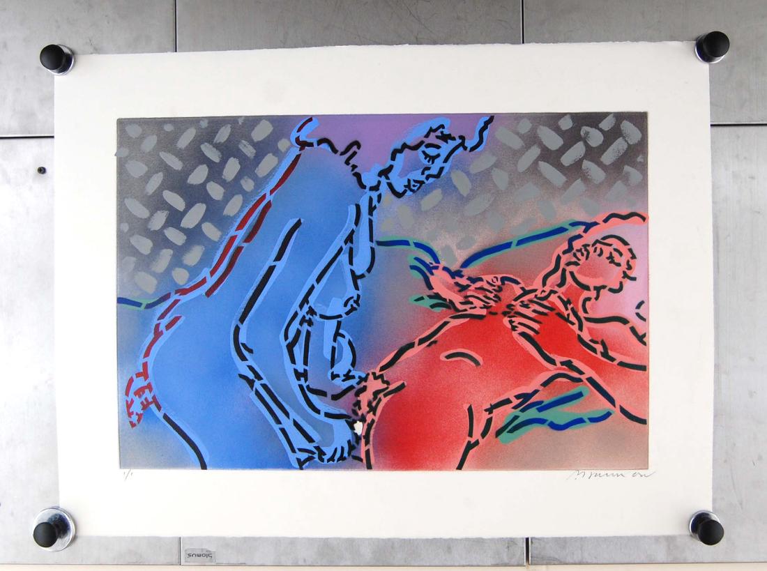 Paul Harmon "Amoures 26" LTD ED 1/1 Painting (1 of 3)