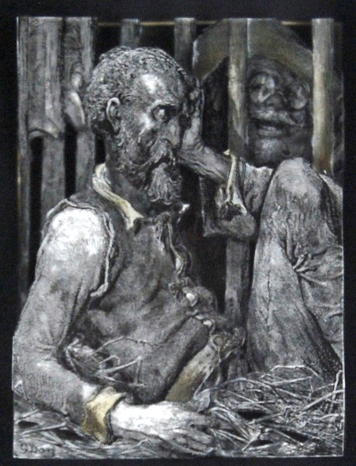 S Bonig Prison Thoughts Contemporary Ink & Resin Art: S. Bonig resin art, "Prison" unknown year. Medium: Resin and Ink.