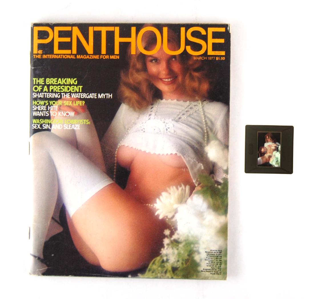 Orig Nude Jolanta von Zmuda 35mm Slide & Penthouse: Original nude published Jolanta Von Zmuda & March 1977 Penthouse Magazine Model: At 22, Jolanta is decidedly