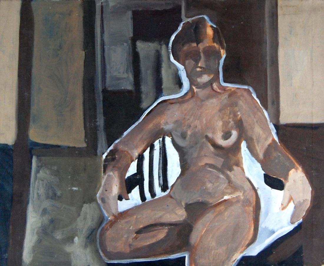 Reclining Abstract Nude Woman Contemporary Acrylic: Reclining Abstract Nude Woman Acrylic Painting Medium: Acrylic on canvas.