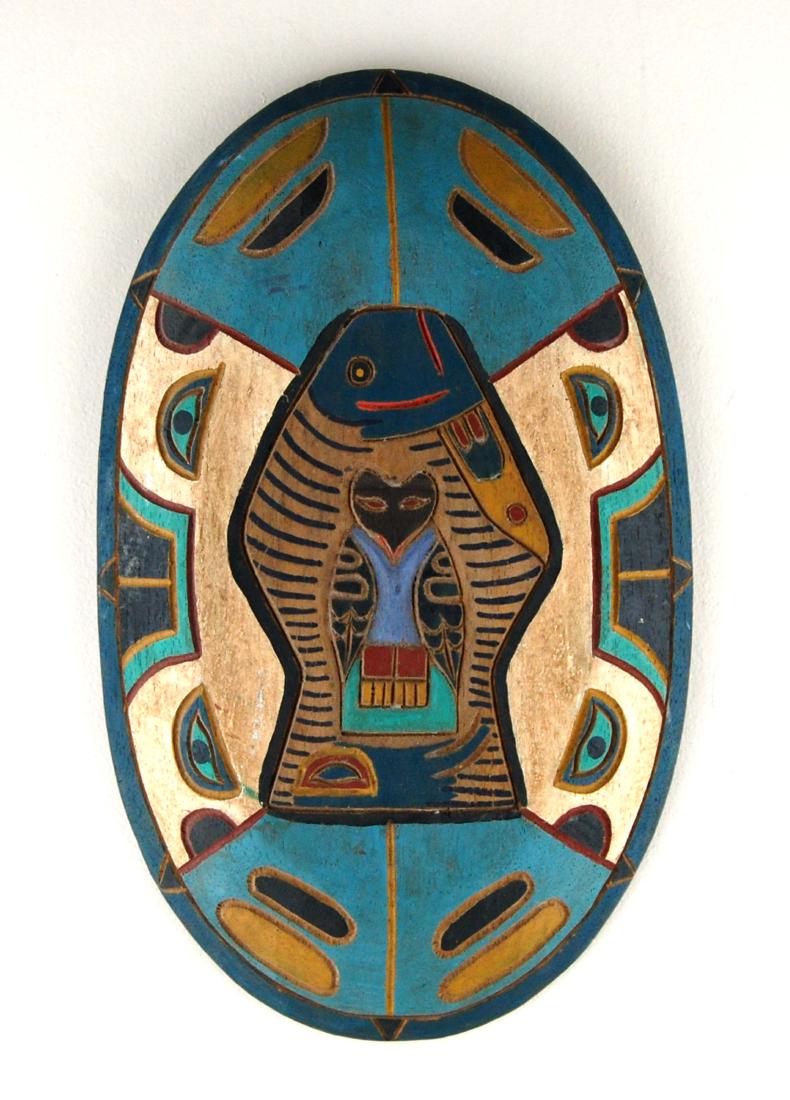 Contemporary Native American Tribal Carved Wooden (1 of 1)