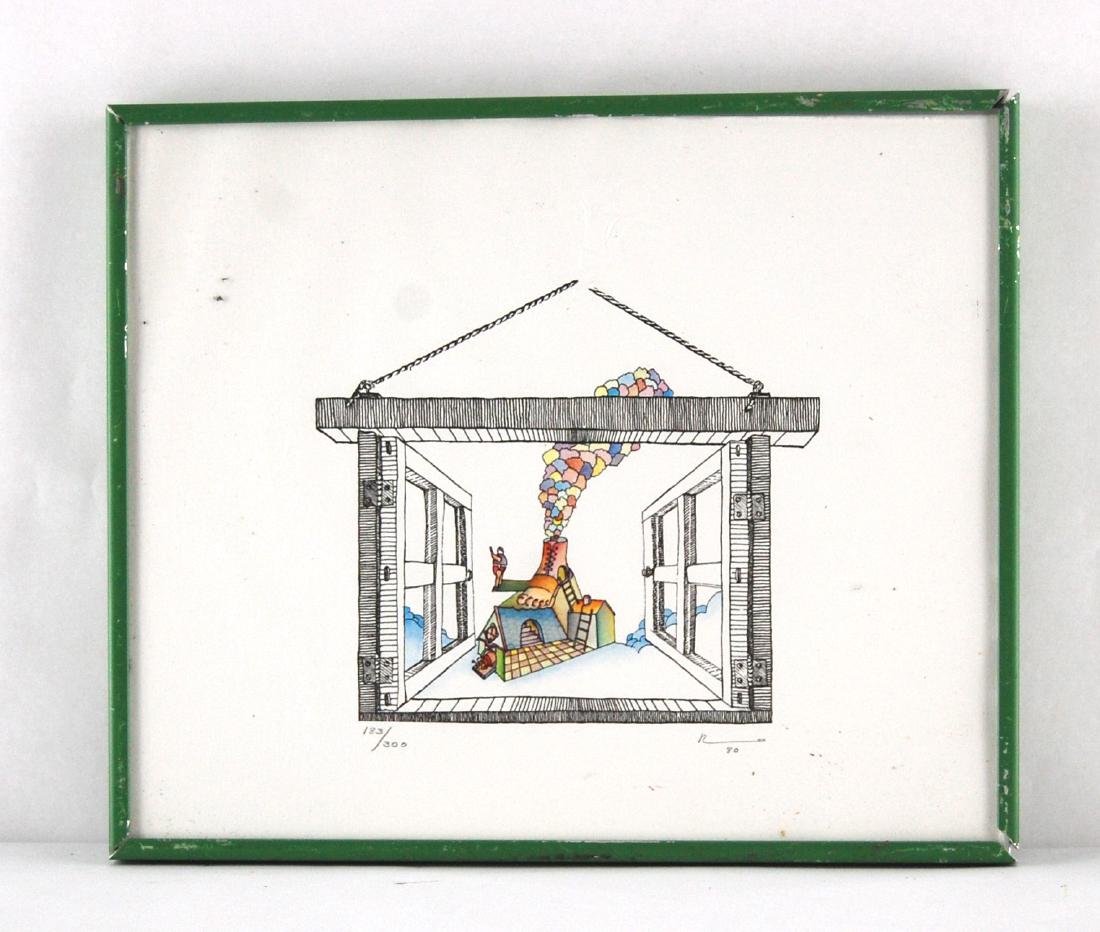 Ricardo Benaim LTD 183/300 Surreal Lithograph (1 of 2)