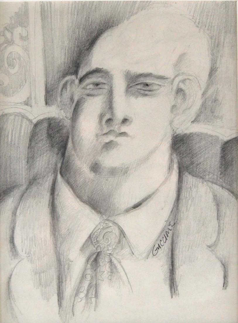 Bob Guccione Buissness Man Portrait Sketch (1 of 4)