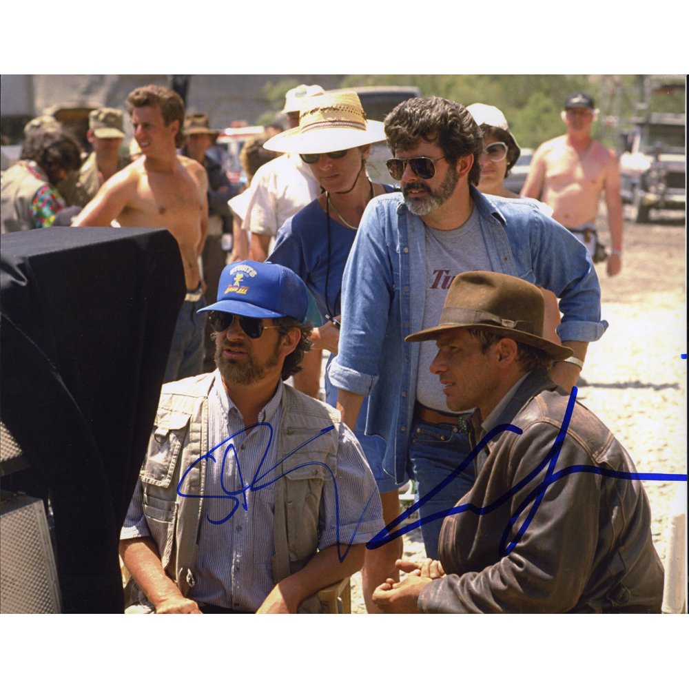 Steven Spielberg & George Lucas Signed 8x10 Photo(Ex) (1 of 1)