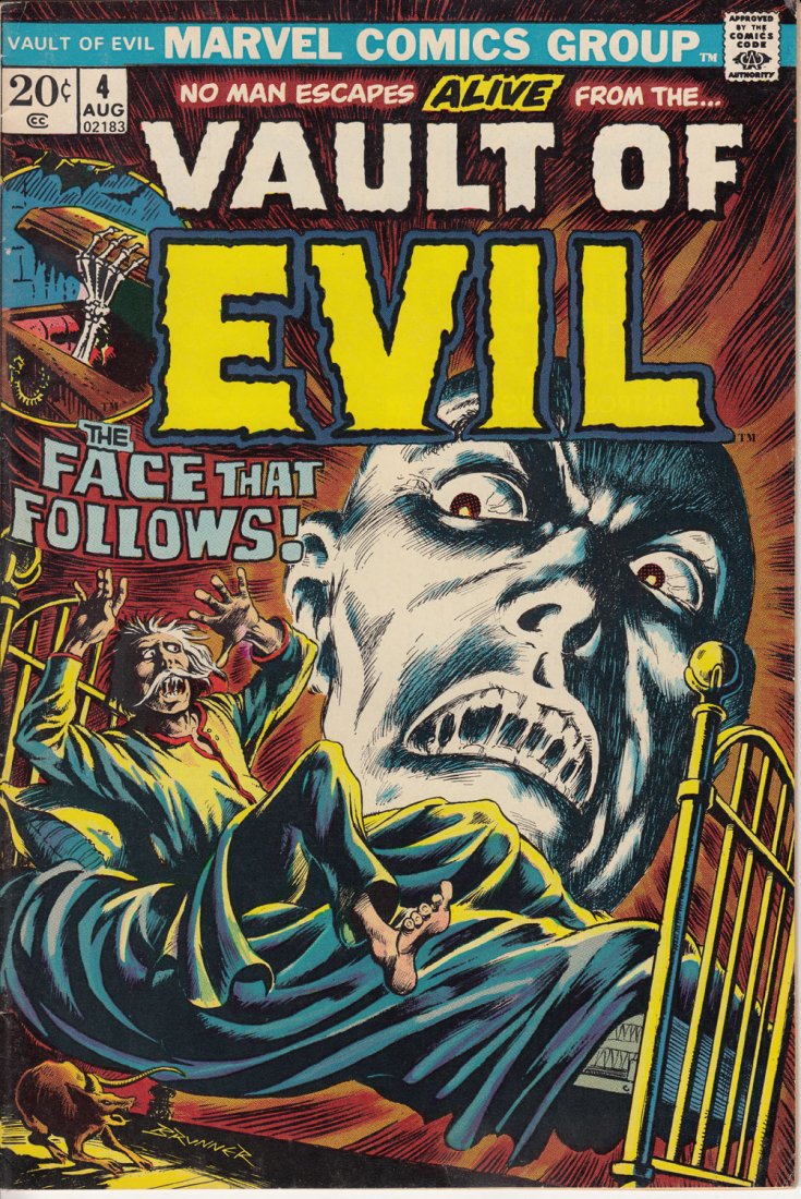 Vault Of Evil Comic Issue #4 August 1973(Excellent) (1 of 1)