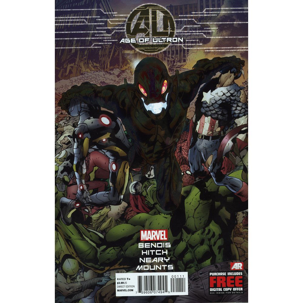 Age Of Ultron Book One May 2013(Mint): Age Of Ultron Book One released in May 2013 published by Marvel.Age of Ultron (abbreviated AU) is a 10-issue limited series comic book crossover storyline published by Marvel Comics that involved the