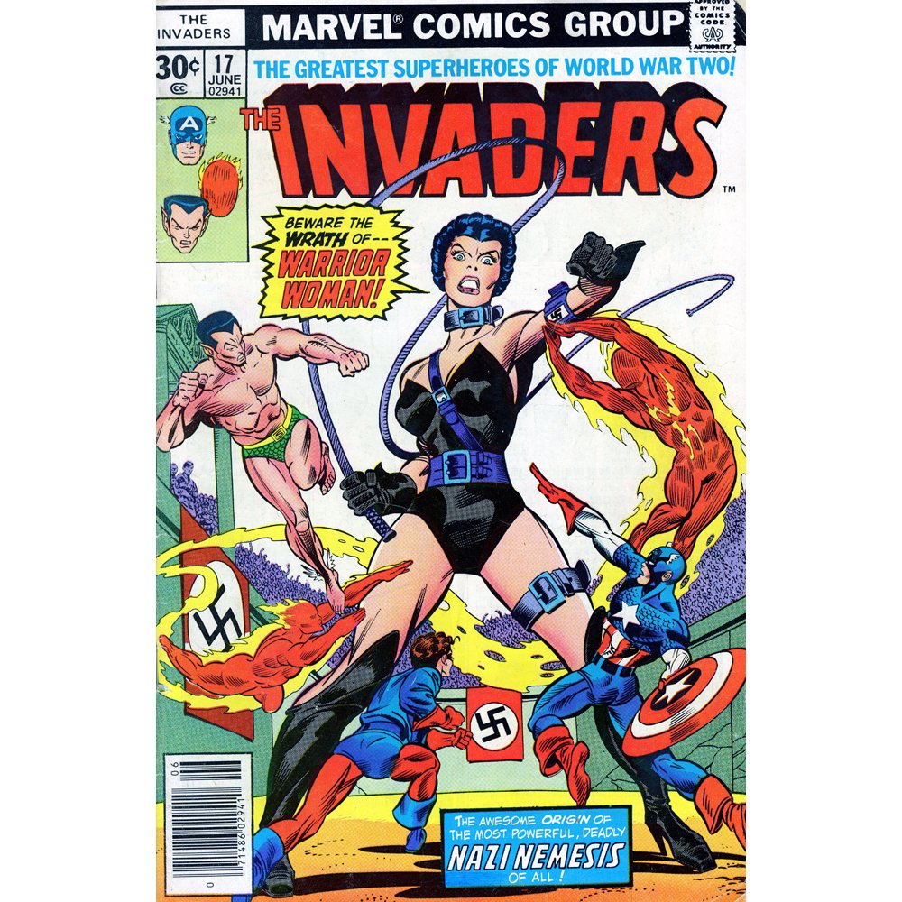 The Invaders No 17, Pub Jun 1977 by Marvel Comics(G) (1 of 2)