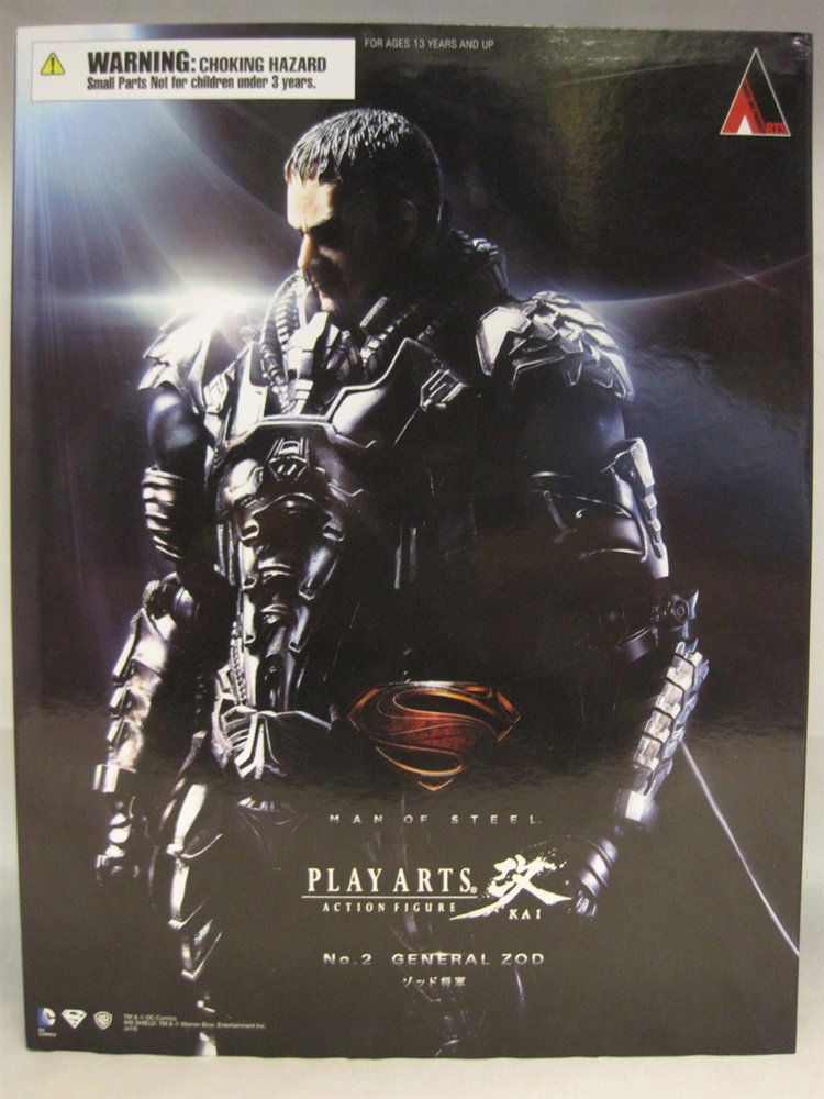 Michael Shannon Signed Man of Steel 10" Fig(Ex): Michael Shannon signed Superman Man of Steel General Zod 10 inch action figure in original box. Signed By: Michae