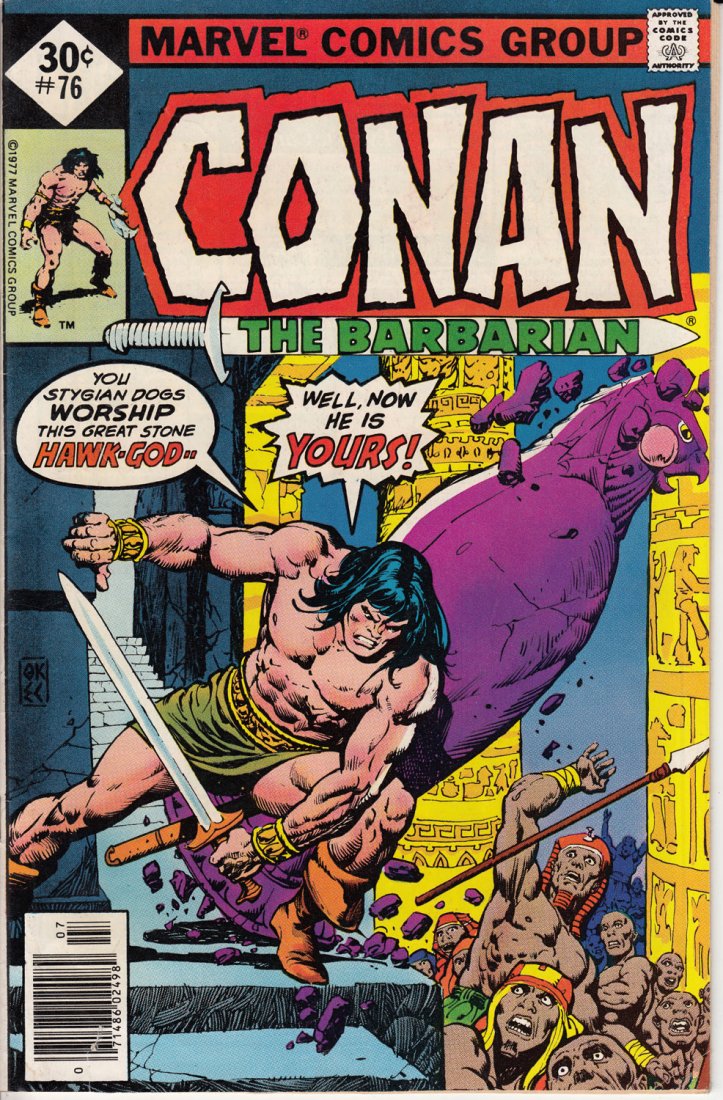 Conan The Barbarian Comic Issue #76 July 1977(Good) (1 of 1)