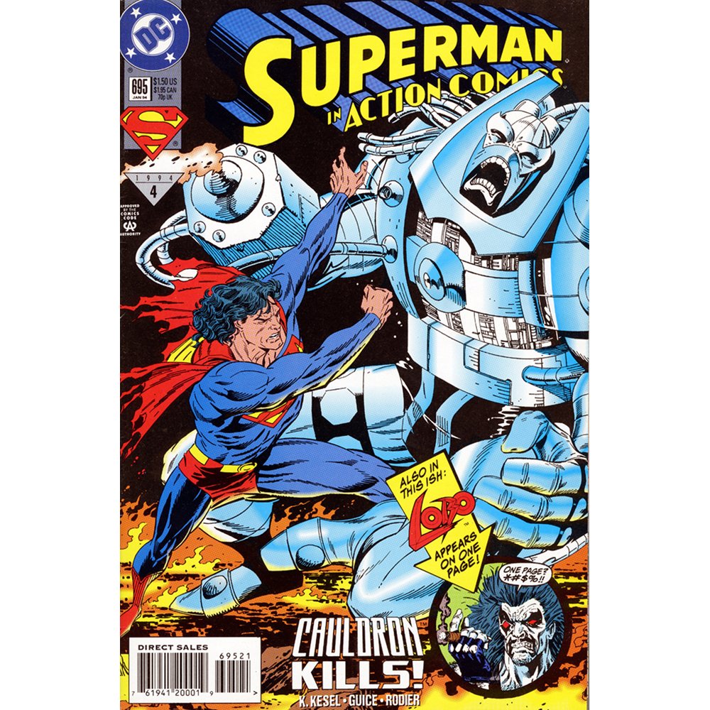 Superman No 695, Pub Jan 1994 by DC Comics(Ex) (1 of 2)