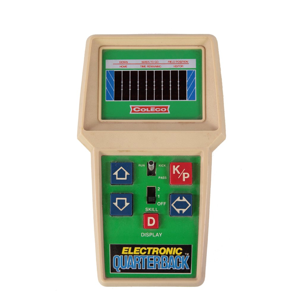 Coleco electronic best sale quarterback original price