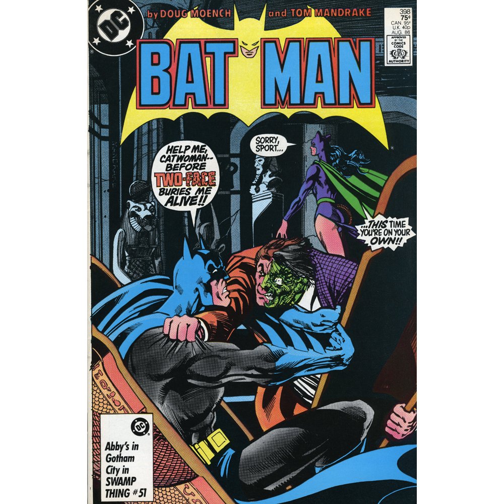 Batman No 398 Pub Aug '86 by DC Comics(Ex) (1 of 1)