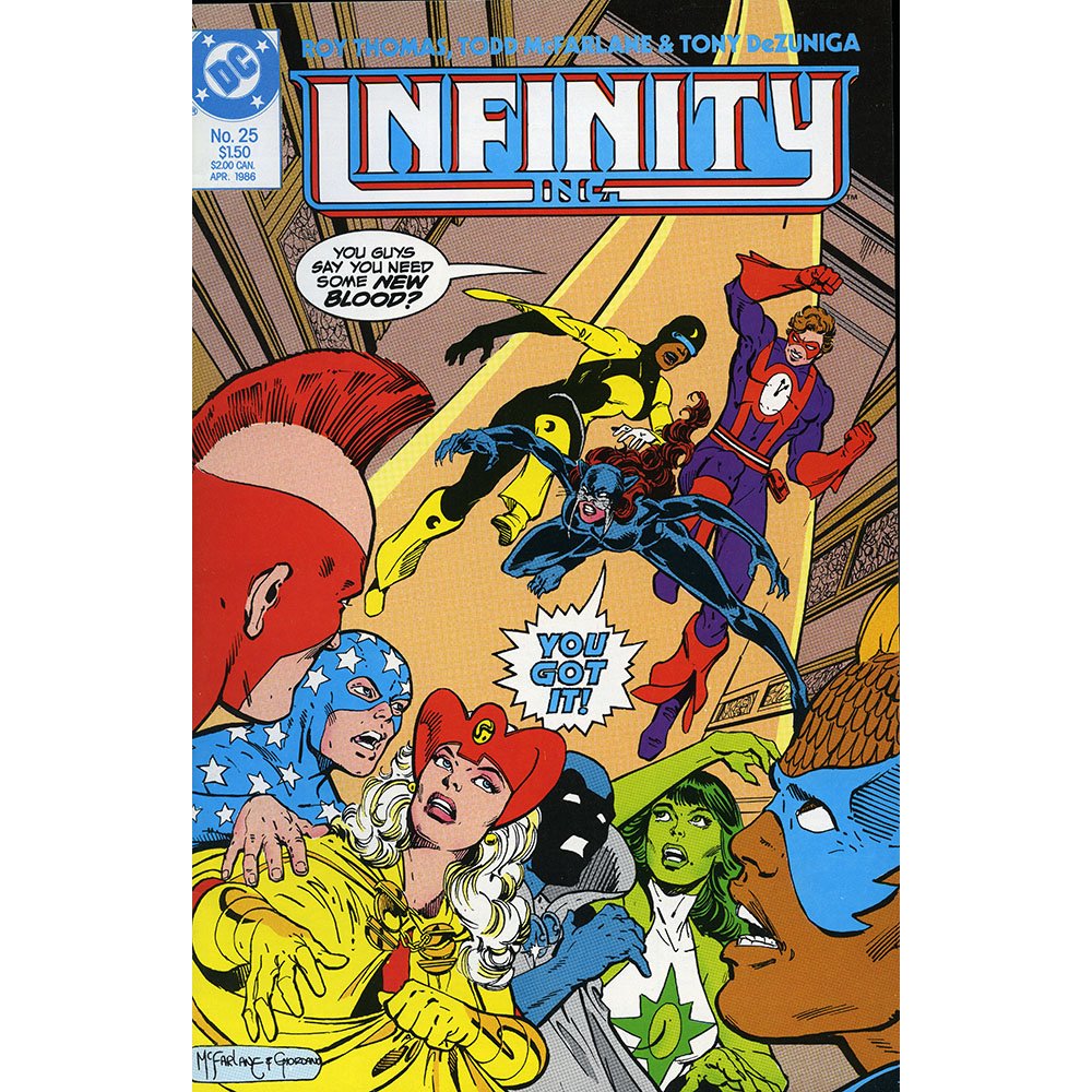 Infinity Inc. No 25 Pub Apr 1986 by DC (1 of 1)