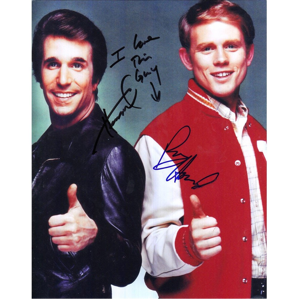 Ron Howard & Henry Winkler Sgd Happy Days Photo(Ex) (1 of 3)