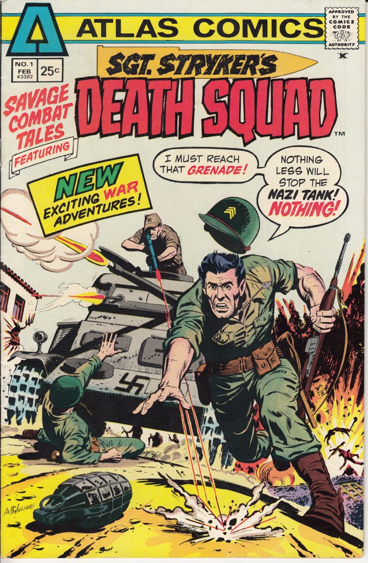 Sgt. Stryker's Death Squad #1 Feb 1975(Excellent) (1 of 1)