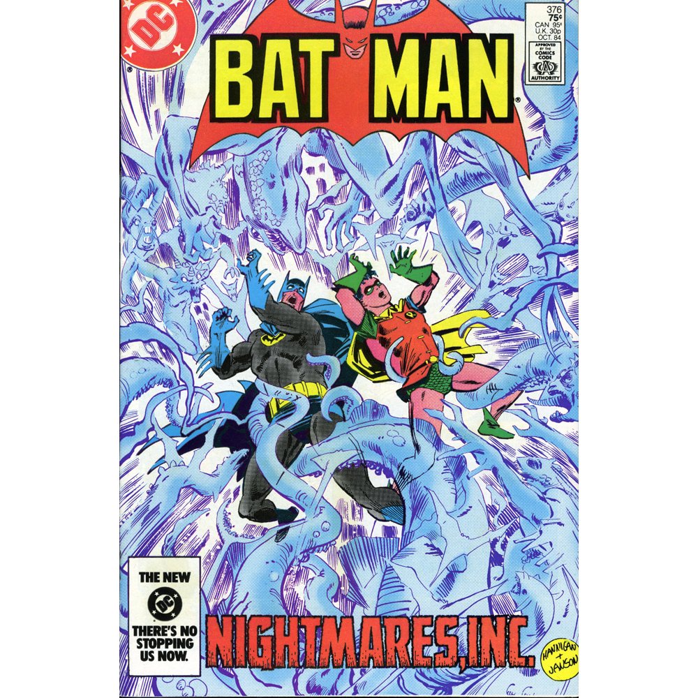Batman No 367, Pub Oct '84 By DC Comics(Ex): Batman: Nightmares, Inc No. 376, published October 1984 by DC Comics.Background: DC Comics, Inc. is an America