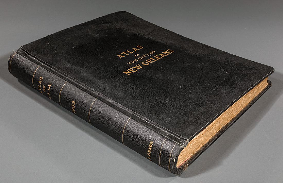 Rare Atlas of New Orleans, 1883: [Rare Atlas of New Orleans], Robinson, Elisha and Roger Pidgeon. Atlas of the City of New Orleans, Louisiana. Based upon Surveys furnished by John F. Braun, Surveyor & Architect, New Orleans, New York