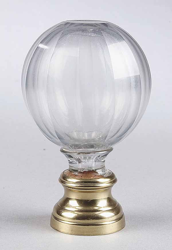 Antique English Glass Newel Post Finial Sep 30, 2006 Neal Auction