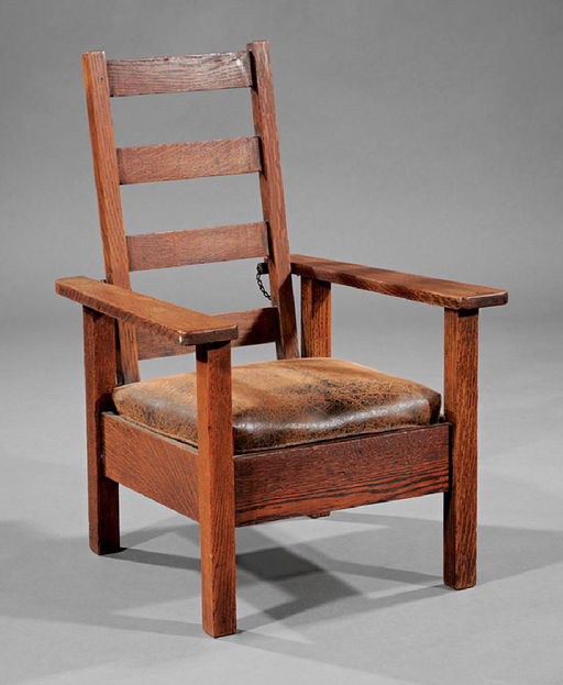 Stickley Brothers Oak Child S Morris Chair Nov 19 2018 Neal Stickley Brothers Oak Child S Morris Chair