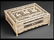 Napoleonic Prisoner of War Carved Bone Sewing Box
