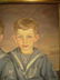 0355: Ella Miriam Wood, oil on canvas, signed, portrait - 3