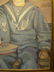 0355: Ella Miriam Wood, oil on canvas, signed, portrait - 4