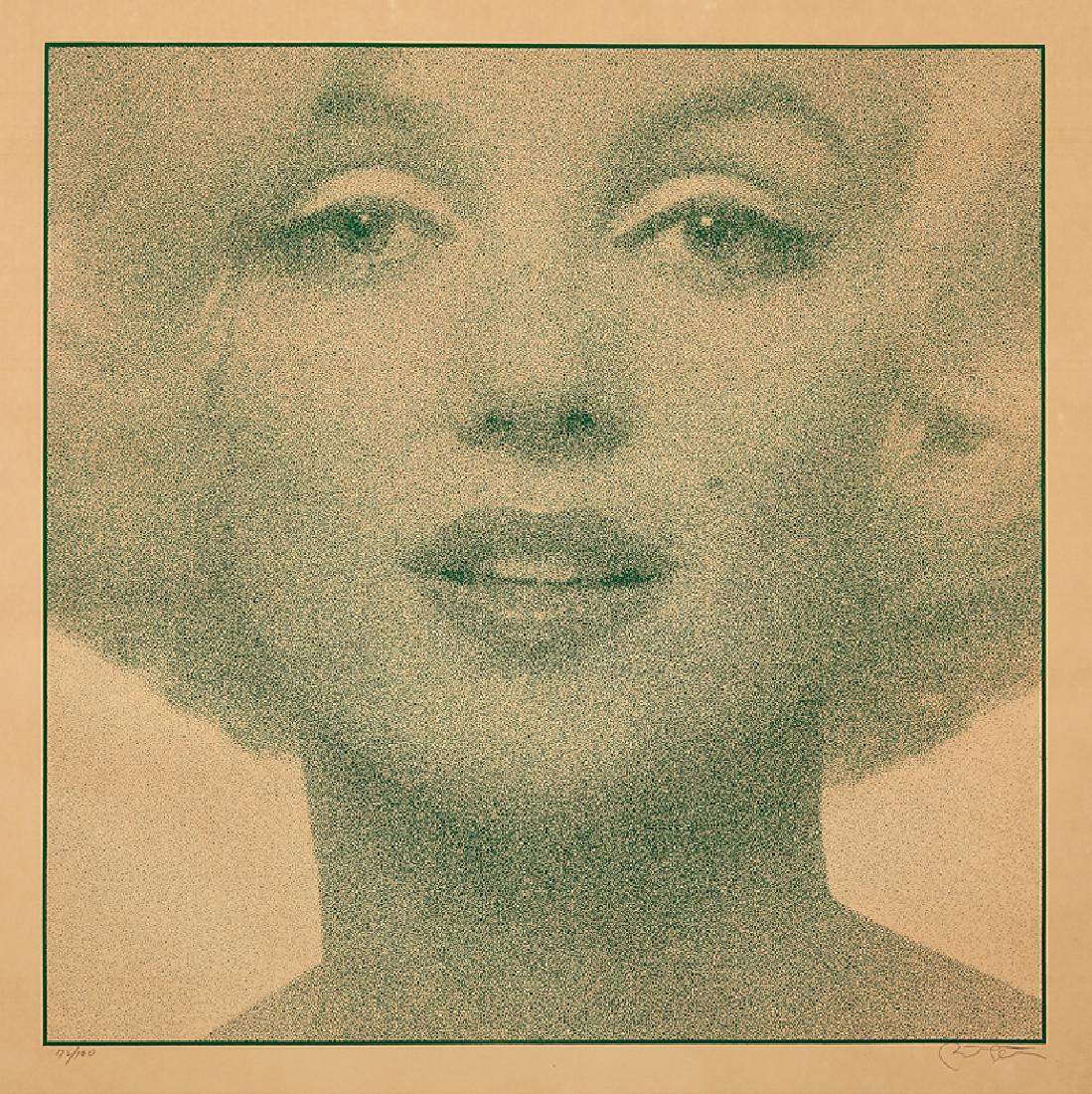 Bert Stern (American, 1929-2013): Bert Stern (American, 1929-2013), "Marilyn Monroe", silkscreen on paper, pencil-signed lower right, numbered "72/100" lower left, pencil-inscribed and titled en verso, 30 in. x 30 1/4 in., unframed