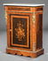 Inlaid Kingwood and Rosewood Music Cabinet