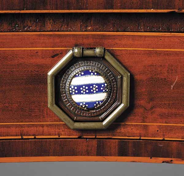 George III Inlaid Mahogany Sideboard Table - 2