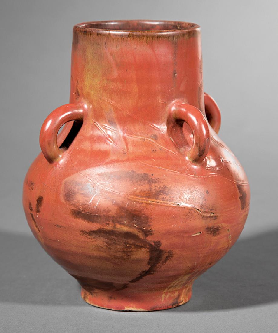 Newcomb College Art Pottery Handled Baluster Vase