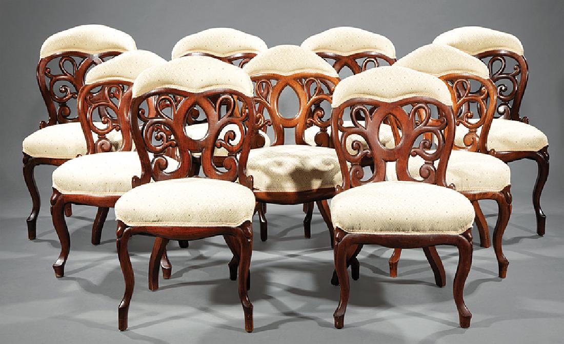 Carved And Laminated Rosewood Dining Chairs Belter Nov 18 2018 Carved And Laminated Rosewood Dining Chairs Belter