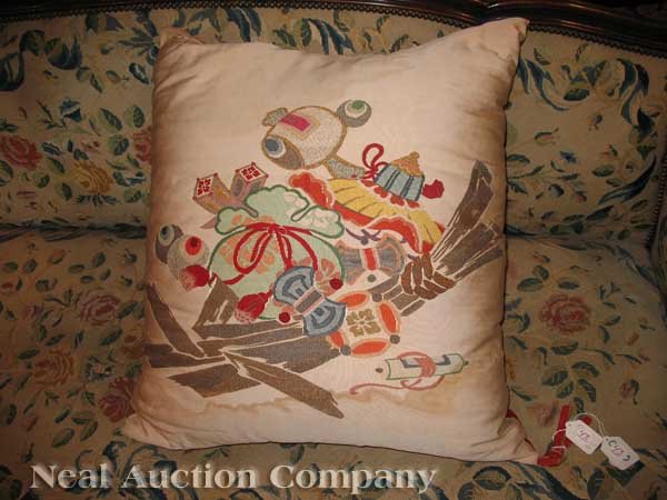 Japanese Woven Silk Fukutsu