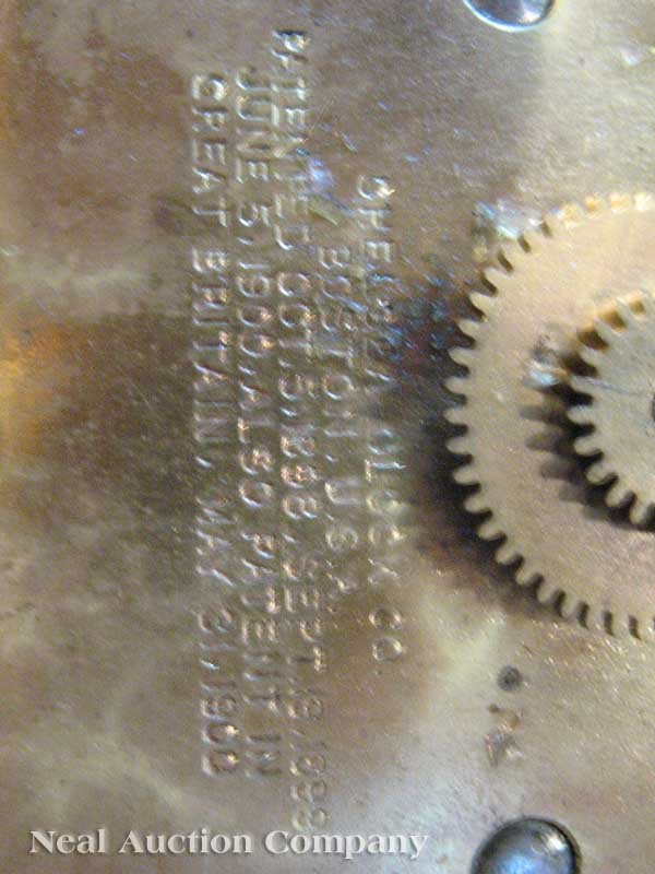Silvered Brass Ship's Bell Mantel Clock, Chelsea - 6