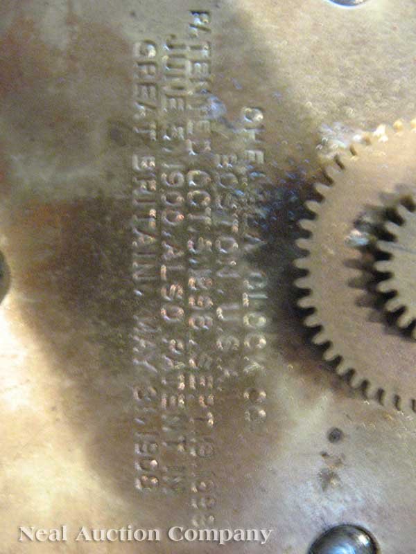 Silvered Brass Ship's Bell Mantel Clock, Chelsea - 8
