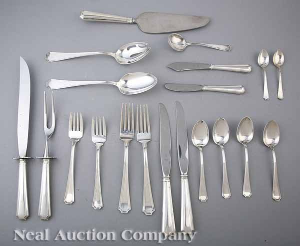 Gorham "Fairfax" Sterling Silver Flatware Service - 3