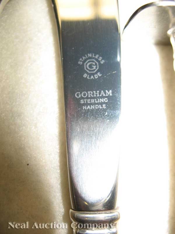 Gorham "Fairfax" Sterling Silver Flatware Service - 4
