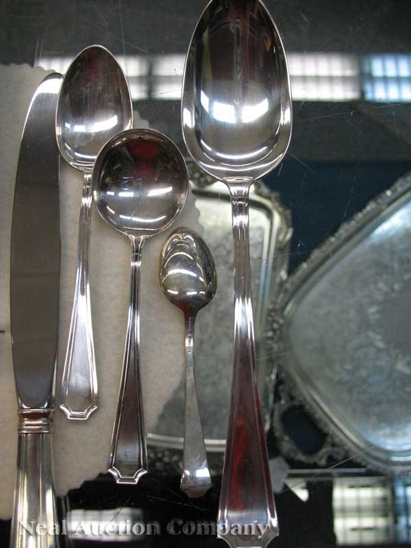 Gorham "Fairfax" Sterling Silver Flatware Service - 7