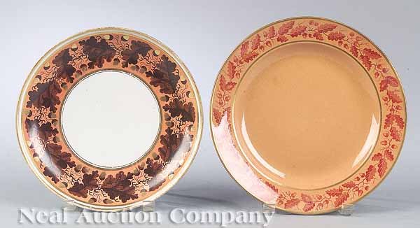 Late Georgian Stoneware Dessert Plate