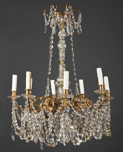 Baccarat Style Bronze And Crystal Chandelier Jan 27 2019 Neal Baccarat Style Bronze And Crystal Chandelier