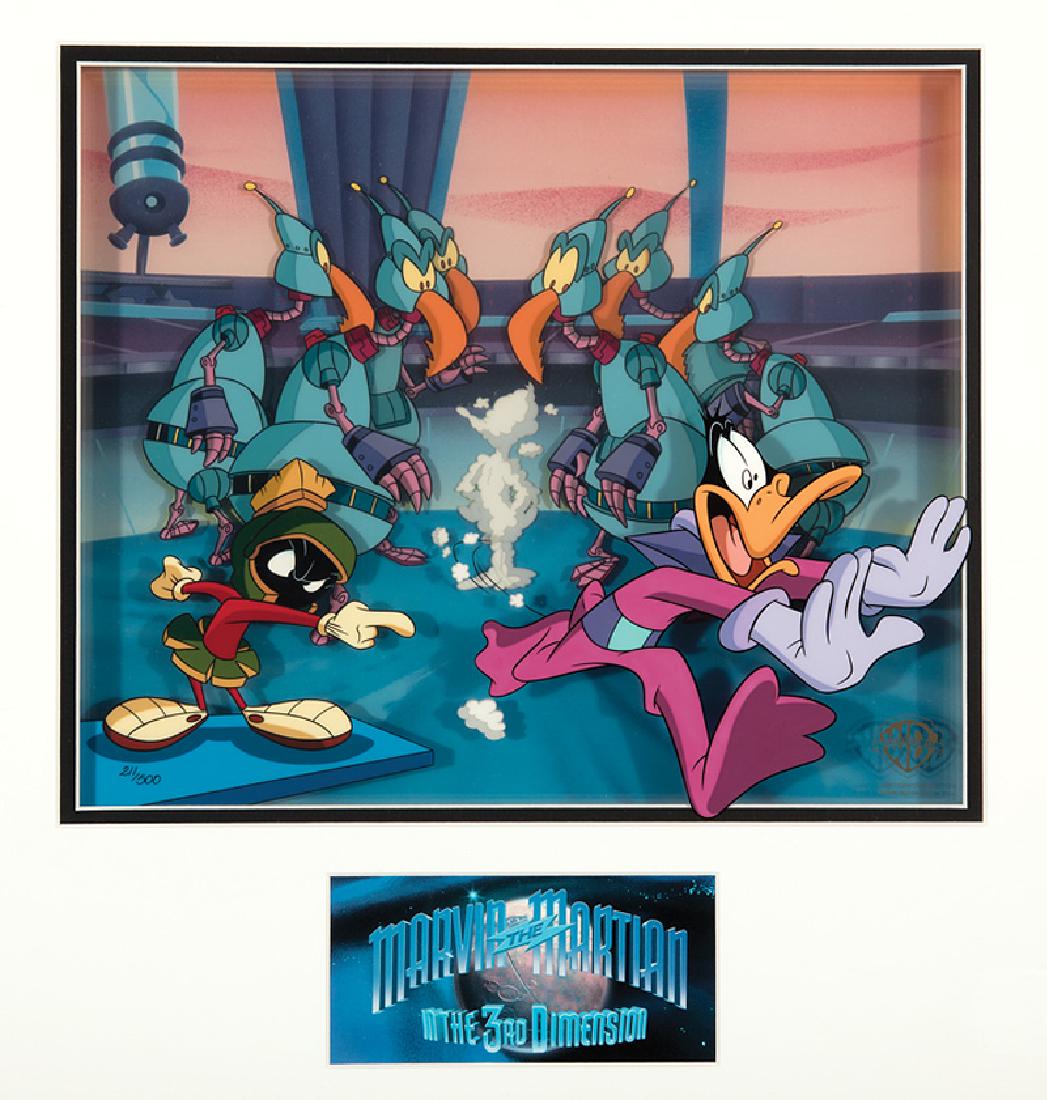 Warner Bros. Marvin the Martian & Daffy Duck Cel (1 of 2)