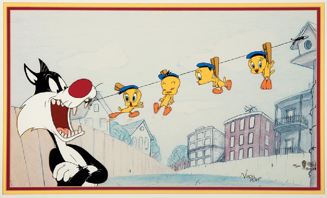 Warner Brothers Sylvester & Tweety Cel (1 of 5)