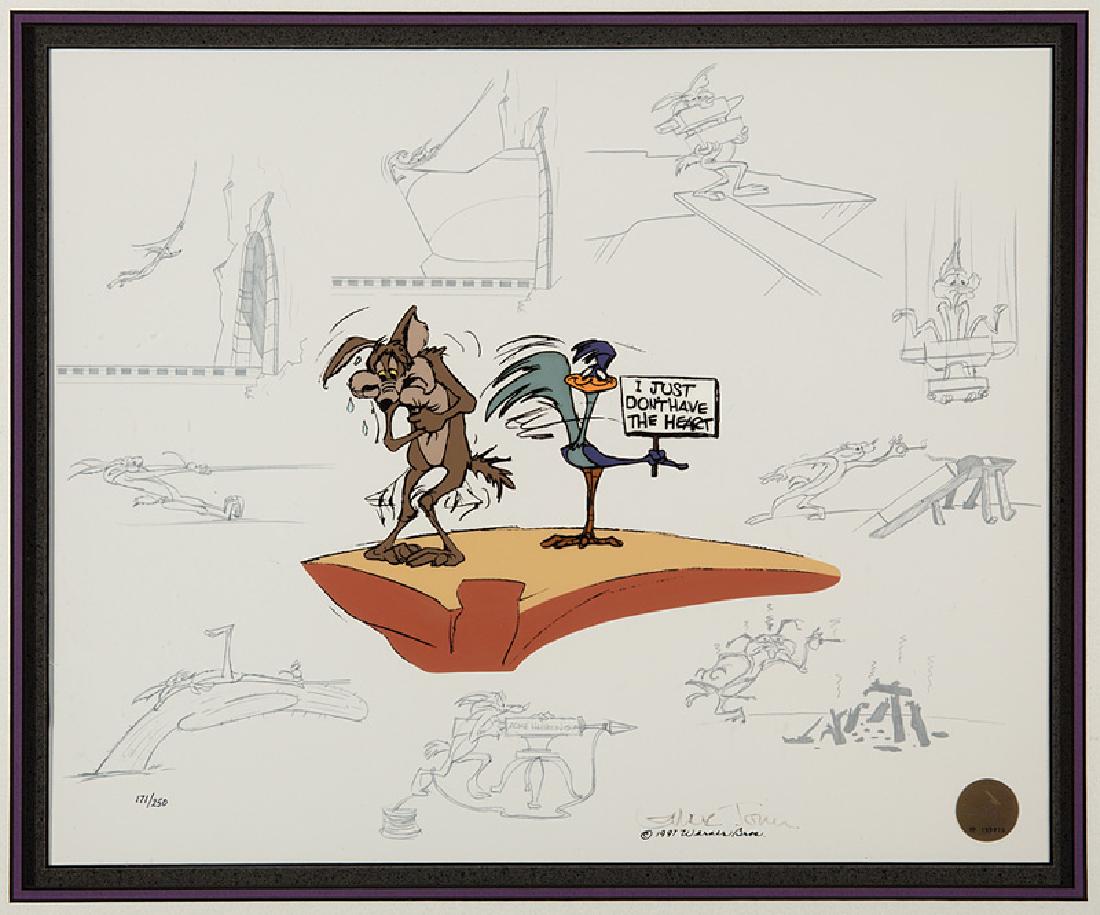 Warner Brothers Wile E. Coyote & Road Runner Cel (1 of 2)