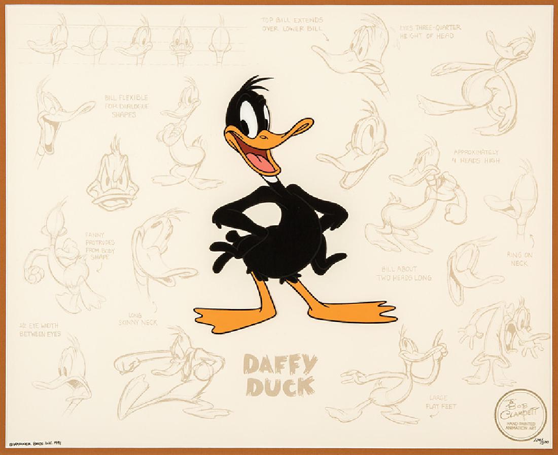 Warner Brothers The Model Series - Daffy Duck Cel (1 of 2)