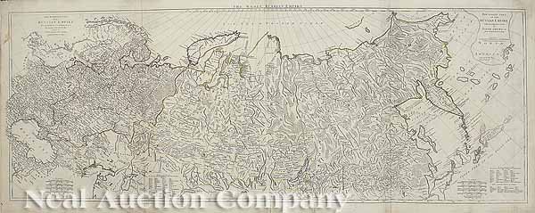 Russian Map from d'Anville's maps, c. 1780