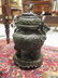 Chinese Patinated Bronze Covered Tripod Censer - 5