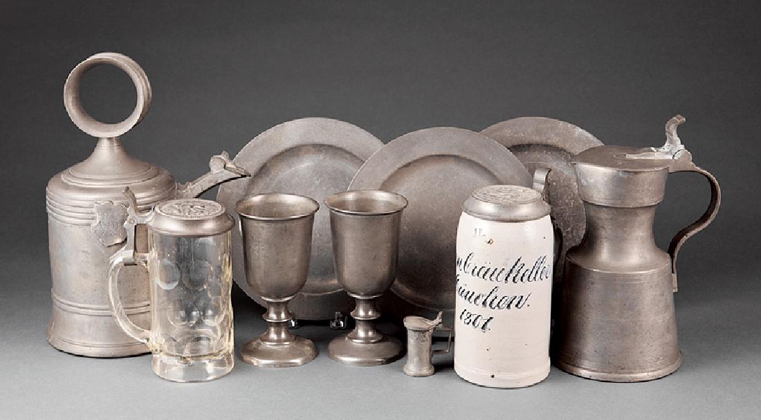 Group ofVintage Pewter and Copper Items (1 of 6)