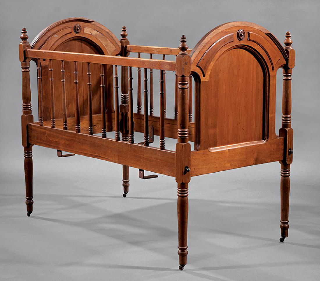 American Renaissance Walnut Baby Bed (1 of 1)
