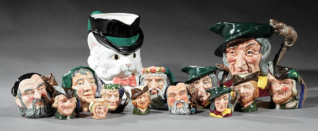 13 Royal Doulton Fictional Character Toby Jugs (1 of 1)